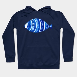 Blue fish Hoodie